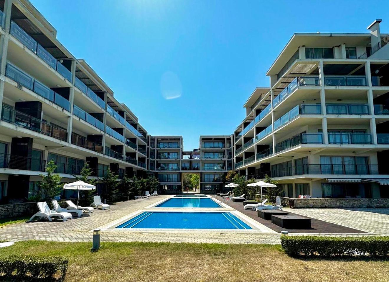 شقة Sea View Penthouse ابزور المظهر الخارجي الصورة
