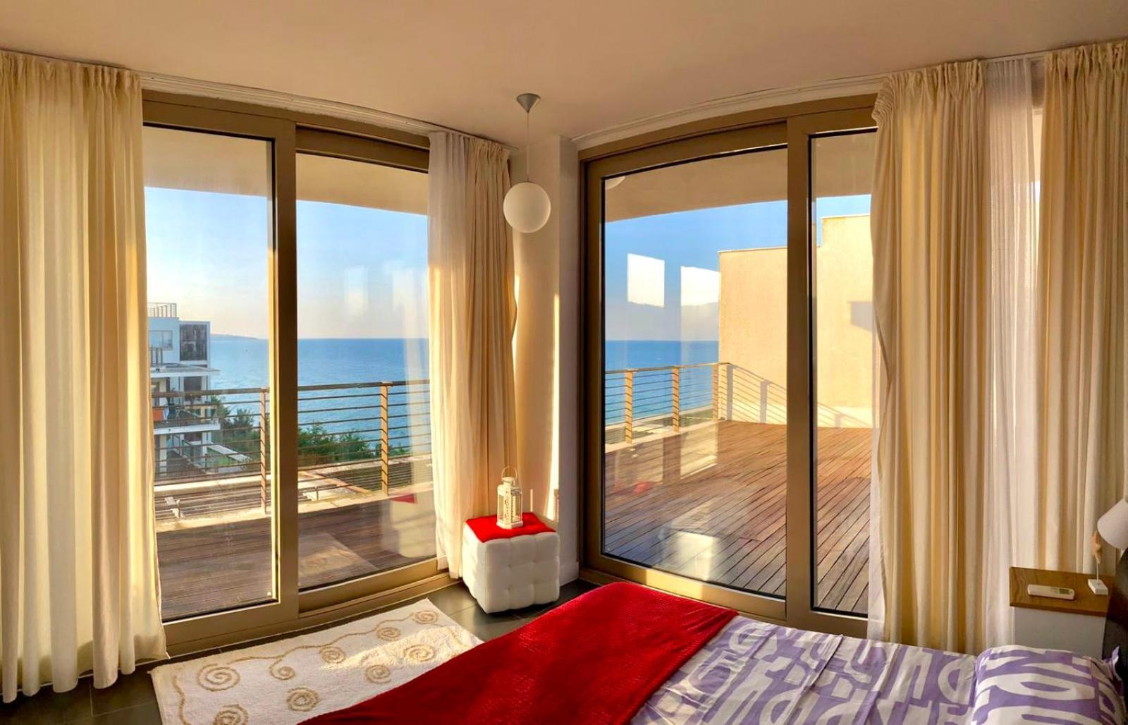شقة Sea View Penthouse ابزور المظهر الخارجي الصورة