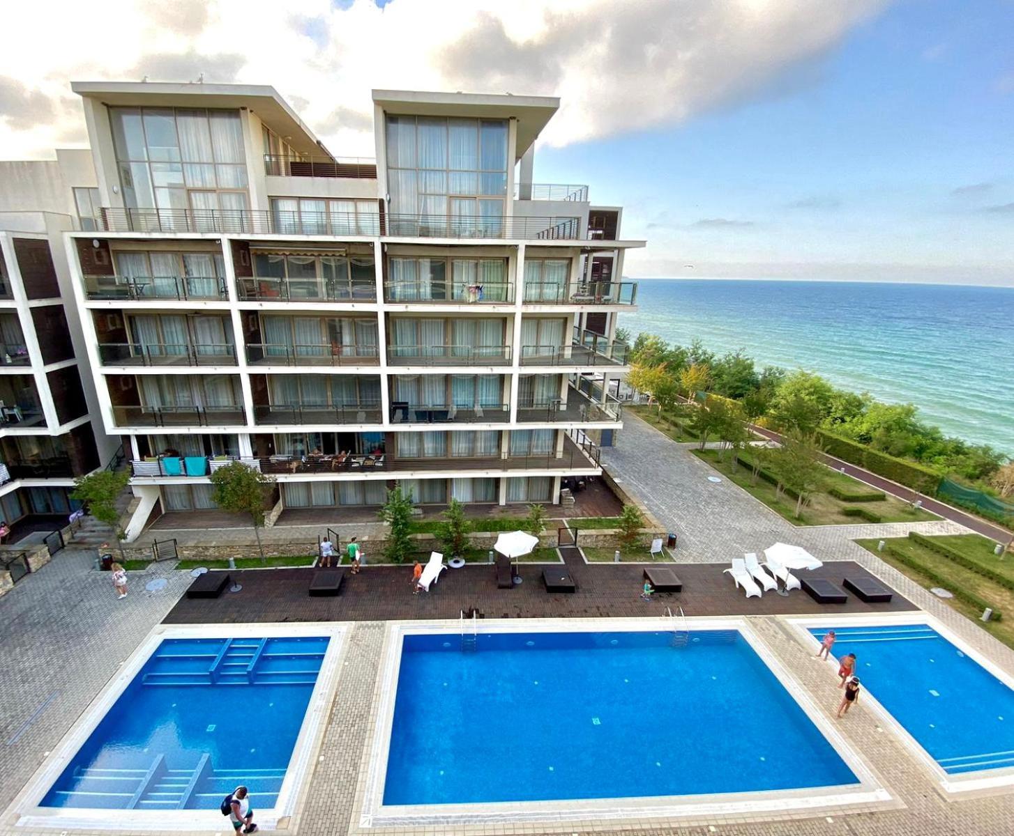 شقة Sea View Penthouse ابزور المظهر الخارجي الصورة