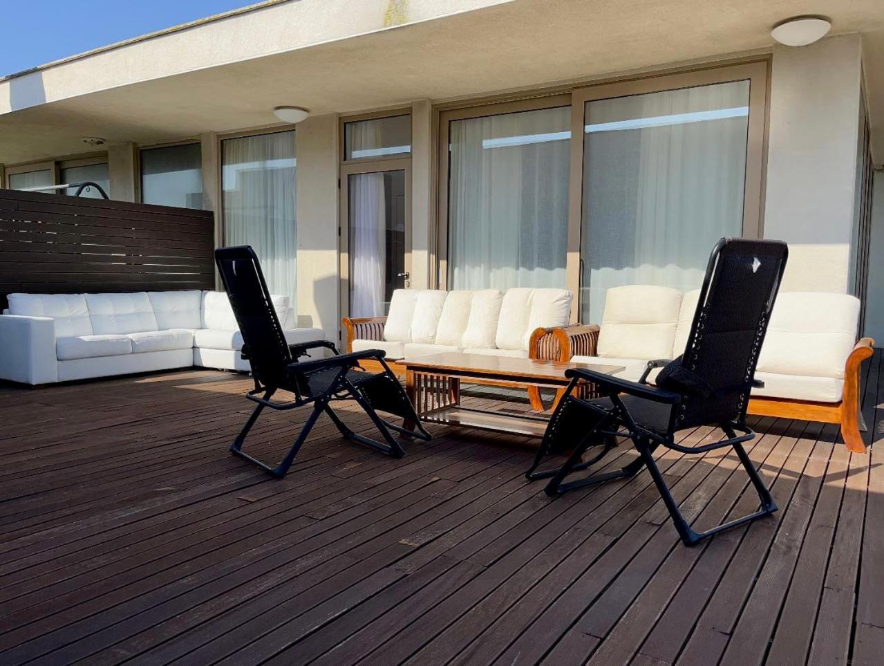 شقة Sea View Penthouse ابزور المظهر الخارجي الصورة