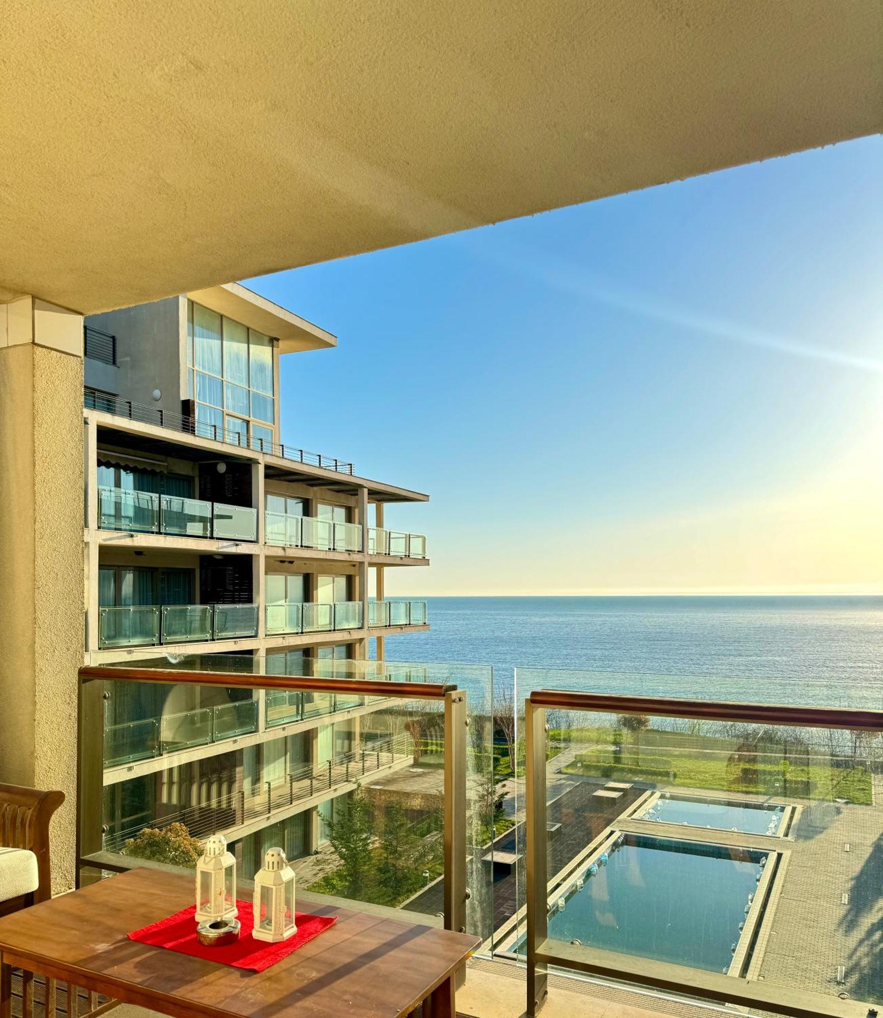 شقة Sea View Penthouse ابزور المظهر الخارجي الصورة